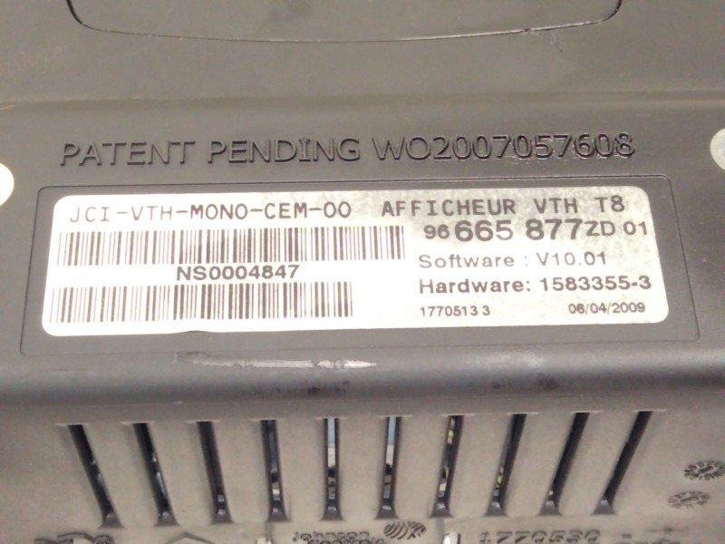 Recambio de modulo electronico para peugeot 3008 monospace (0u_) 1.6 hdi referencia OEM IAM 96665877  