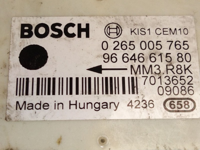 Recambio de centralita esp para peugeot 3008 monospace (0u_) 1.6 hdi referencia OEM IAM 9664661580 0265005765 