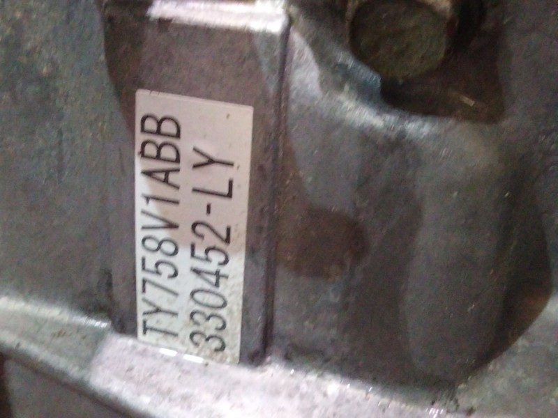 Recambio de caja cambios para subaru legacy iv ranchera familiar (bp) 2.0 d awd (bpd) referencia OEM IAM TY758V1ABB  