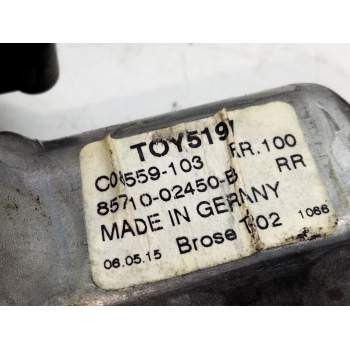 Recambio de elevalunas trasero izquierdo para toyota auris referencia OEM IAM 8571002450B  