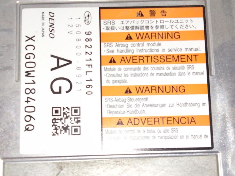 Recambio de kit airbag para subaru xv (gt) 2.0 i awd (gt7) referencia OEM IAM   