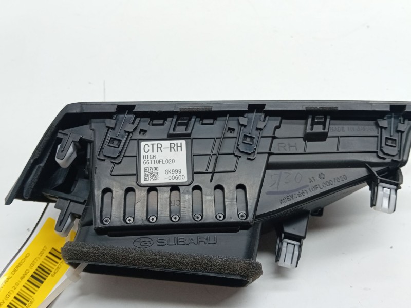 Recambio de aireador central derecho para subaru xv (gt) 2.0 i awd (gt7) referencia OEM IAM 66110FL020  