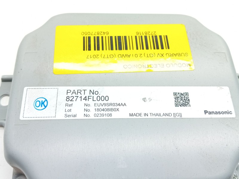 Recambio de modulo electronico para subaru xv (gt) 2.0 i awd (gt7) referencia OEM IAM 82714FF000  