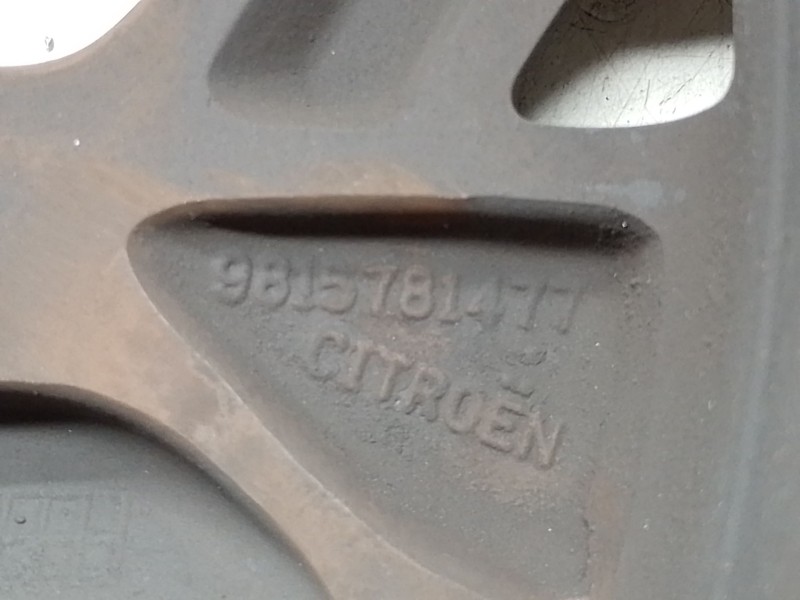 Recambio de llanta aluminio para citroën c-elysee (dd_) 1.5 bluehdi 100 referencia OEM IAM 9815781477  