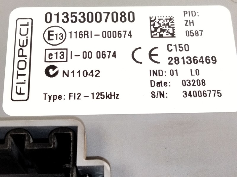 Recambio de caja reles para citroën nemo monospace 1.4 hdi referencia OEM IAM 01353007080  