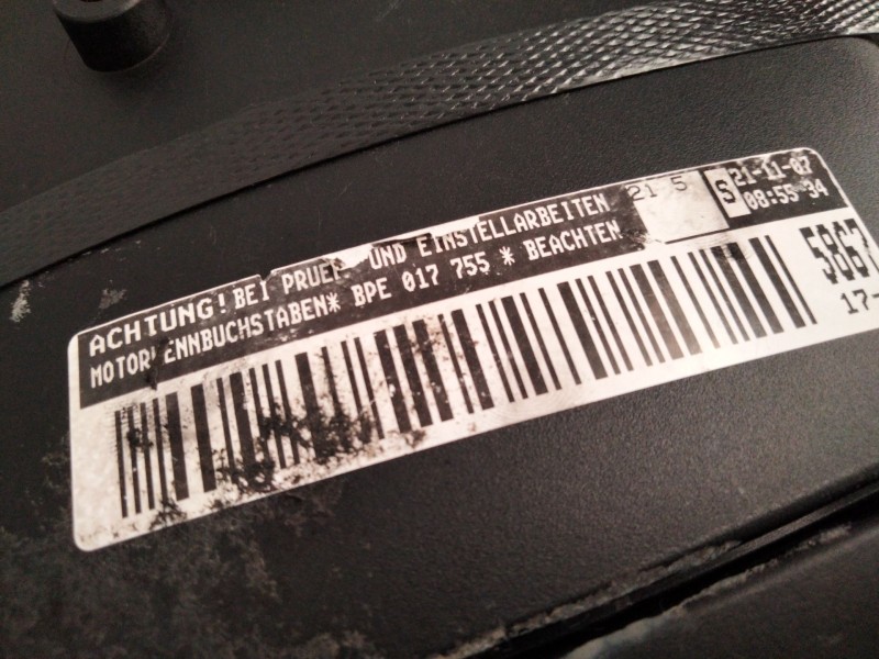 Recambio de motor completo para volkswagen touareg (7la, 7l6, 7l7) 3.0 v6 tdi referencia OEM IAM BPE  