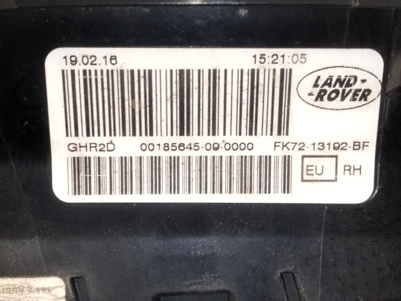 Recambio de piloto trasero derecho porton para land rover discovery sport (l550) 2.0 d referencia OEM IAM FK7213192BF  