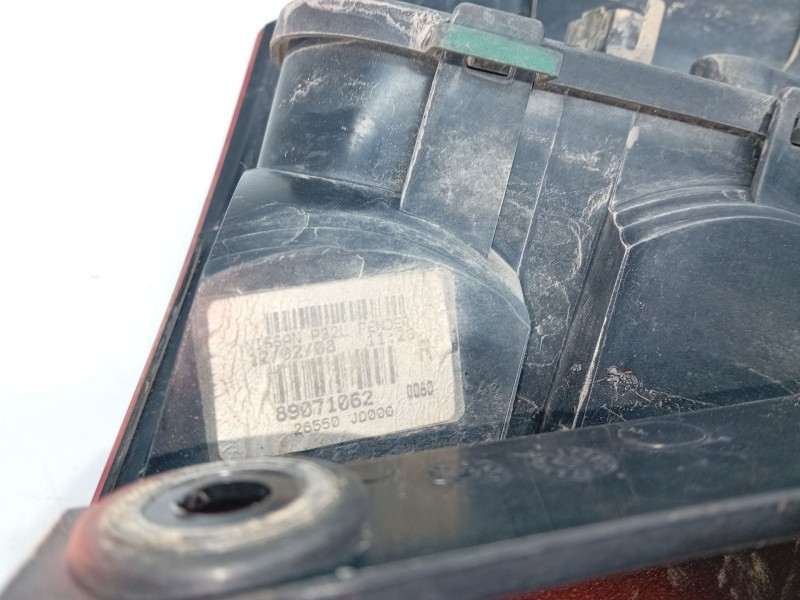 Recambio de piloto trasero derecho para nissan qashqai i (j10, nj10) 2.0 dci referencia OEM IAM 89071062  