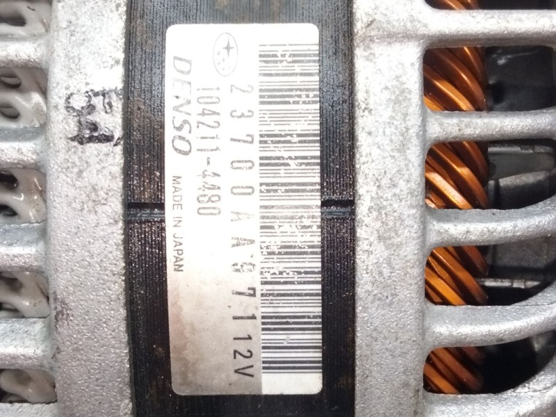 Recambio de alternador para subaru xv (gt) 2.0 i awd (gt7) referencia OEM IAM 1042114480  