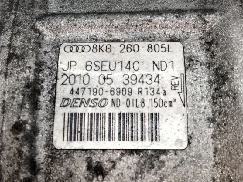 Recambio de compresor aire acondicionado para audi q5 (8rb) 2.0 tdi quattro referencia OEM IAM 8K0260805  