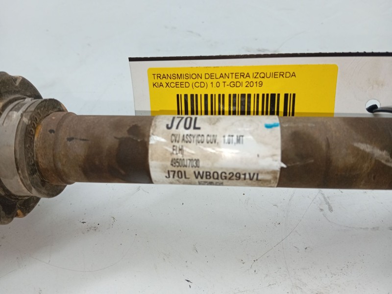 Recambio de transmision delantera izquierda para kia xceed (cd) 1.0 t-gdi referencia OEM IAM J70LWBQG291VL  