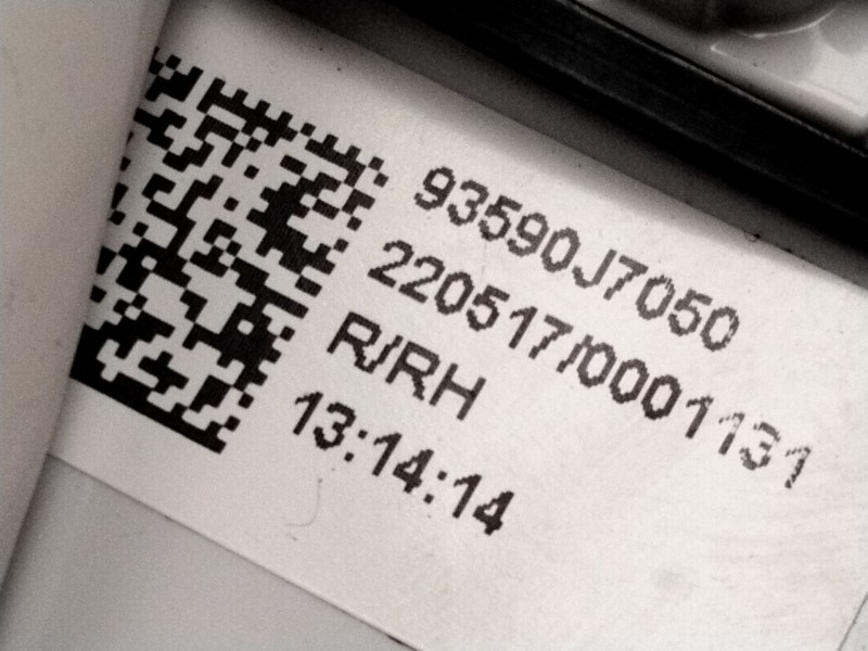 Recambio de mando elevalunas trasero derecho para kia xceed (cd) 1.0 t-gdi referencia OEM IAM 93590J7050  