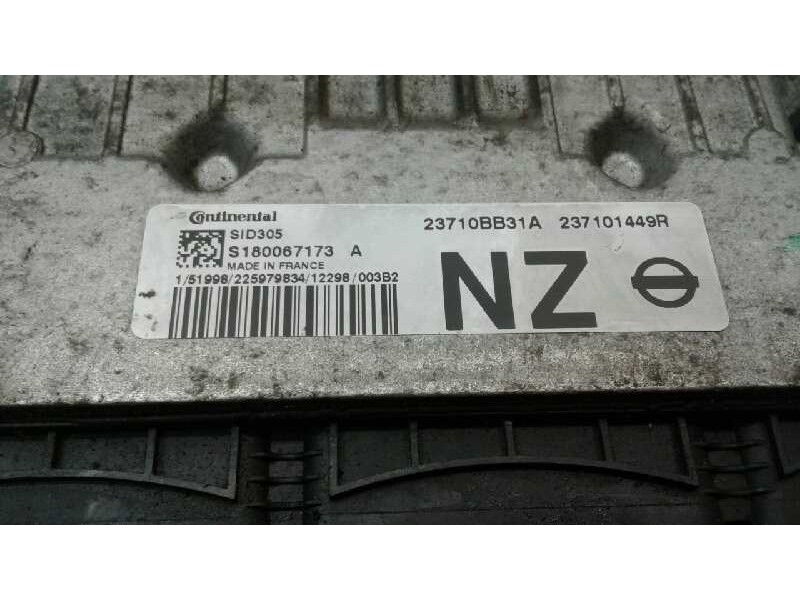 Recambio de centralita motor uce para nissan qashqai (j10) tekna sport referencia OEM IAM S180067173 23710BB31A 237101449R