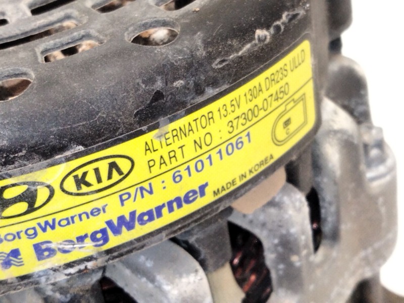 Recambio de alternador para kia xceed (cd) 1.0 t-gdi referencia OEM IAM 3730007450  