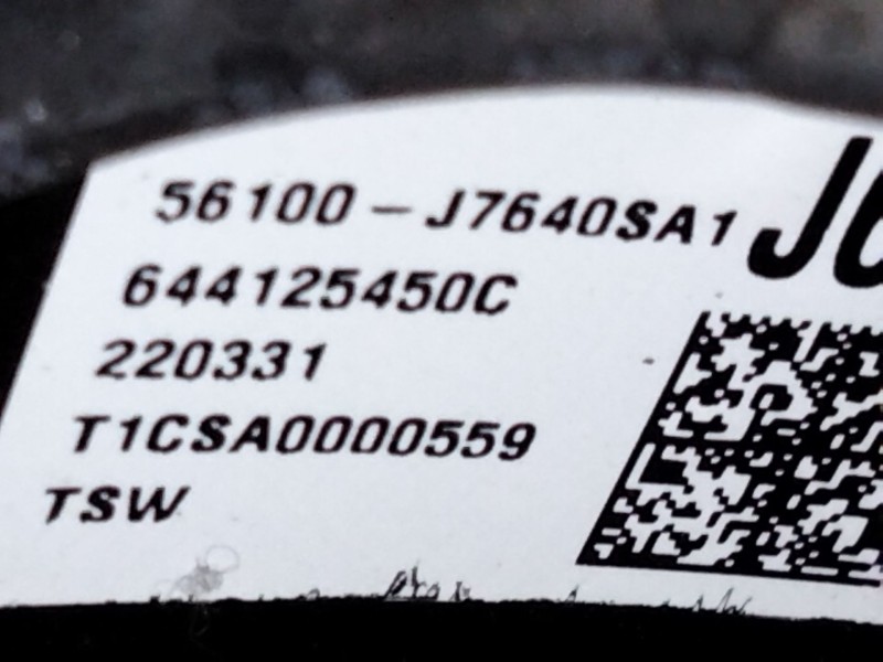 Recambio de volante para kia xceed (cd) 1.0 t-gdi referencia OEM IAM   