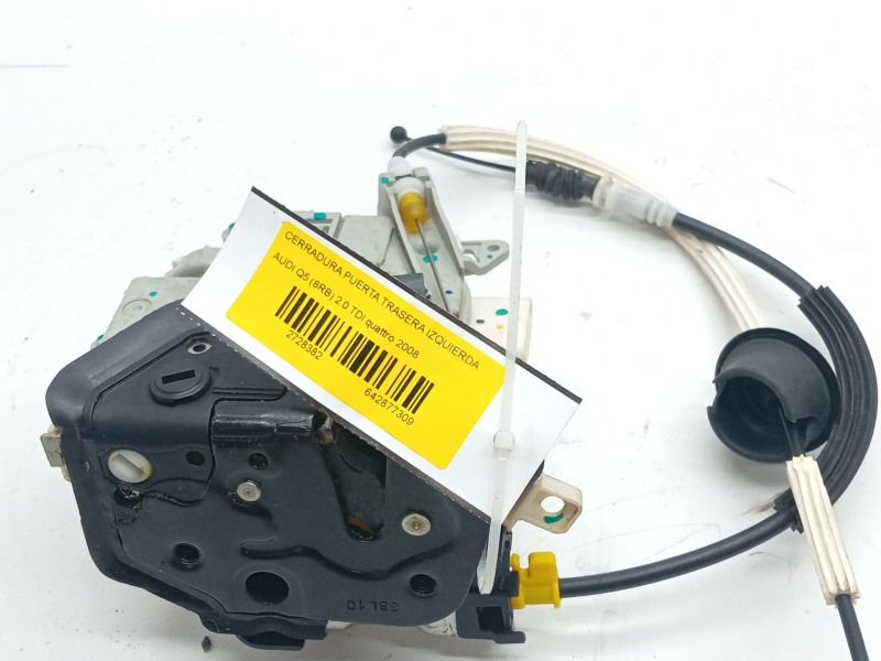 Recambio de cerradura puerta trasera izquierda para audi q5 (8rb) 2.0 tdi quattro referencia OEM IAM 8K0839015C  