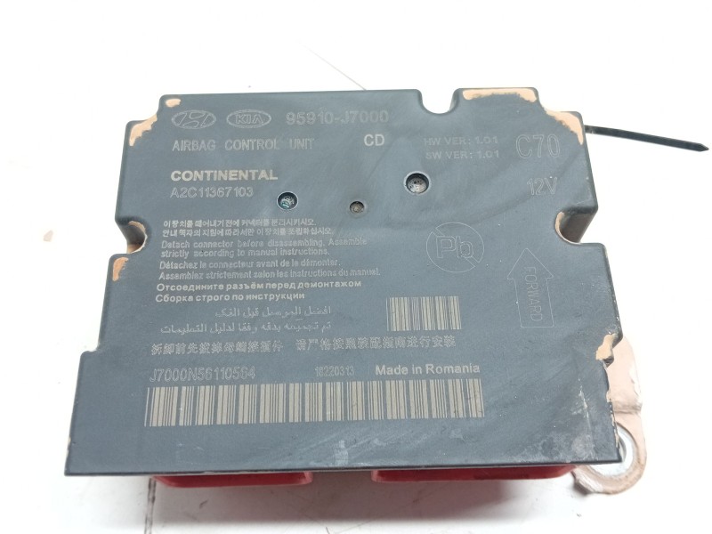 Recambio de centralita airbag para kia xceed (cd) 1.0 t-gdi referencia OEM IAM A2C11367103  