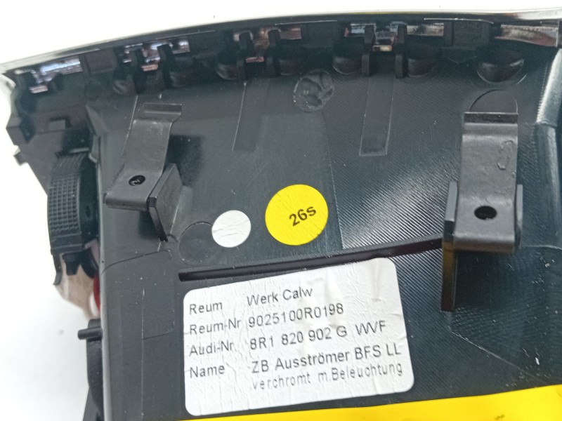 Recambio de aireador derecho para audi q5 (8rb) 2.0 tdi quattro referencia OEM IAM 8R1820902G  