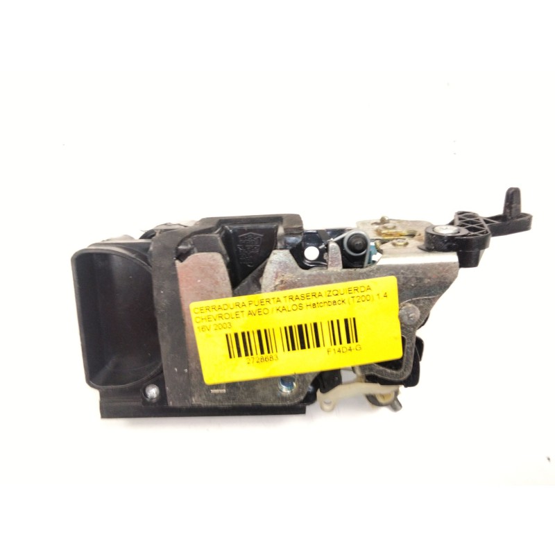 Recambio de cerradura puerta trasera izquierda para chevrolet aveo / kalos hatchback (t200) 1.4 16v referencia OEM IAM   