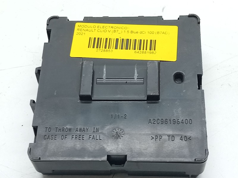 Recambio de modulo electronico para renault clio v (b7_) 1.5 blue dci 100 (b7ad) referencia OEM IAM 285S22368R  
