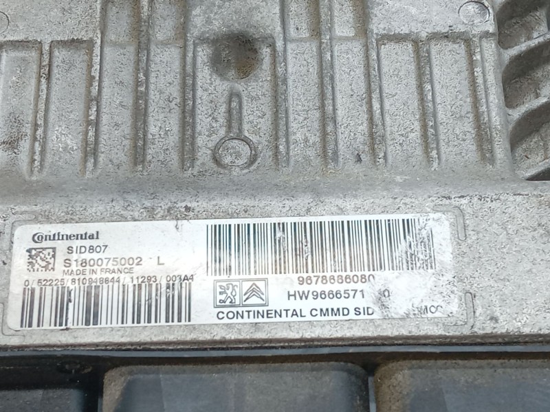 Recambio de centralita motor uce para citroën c3 picasso (sh_) 1.6 hdi 110 referencia OEM IAM 9678686080  
