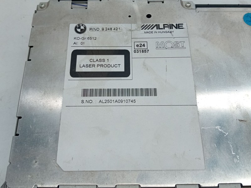 Recambio de sistema audio / radio cd para bmw x3 (e83) 2.0 d referencia OEM IAM   