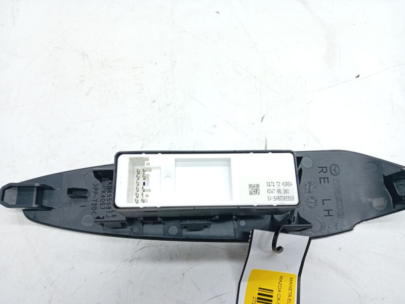 Recambio de maneta elevalunas trasera izquierda para mazda cx-5 (ke, gh) 2.2 d awd (ke2aw) referencia OEM IAM KD4766380  