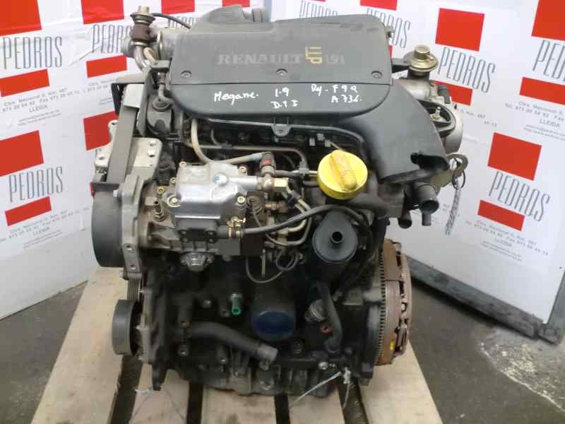 Recambio de motor completo para renault megane i coupe fase 2 (da..) 1.9 dti diesel cat referencia OEM IAM F9Q 736  45687