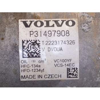 Recambio de compresor aire acondicionado para volvo xc60 ii (246) b4 mild-hybrid awd referencia OEM IAM P31497908  