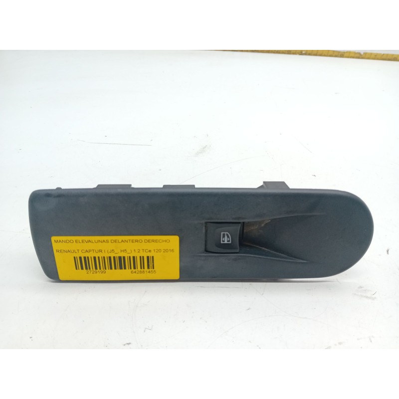 Recambio de mando elevalunas delantero derecho para renault captur i (j5_, h5_) 1.2 tce 120 referencia OEM IAM 809602454R  