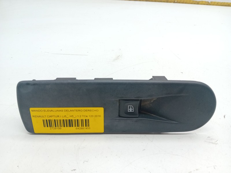Recambio de mando elevalunas delantero derecho para renault captur i (j5_, h5_) 1.2 tce 120 referencia OEM IAM 809602454R  