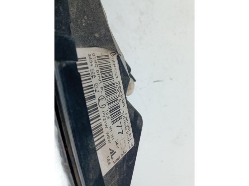 Recambio de faro izquierdo para renault captur i (j5_, h5_) 1.2 tce 120 referencia OEM IAM 260600953R  