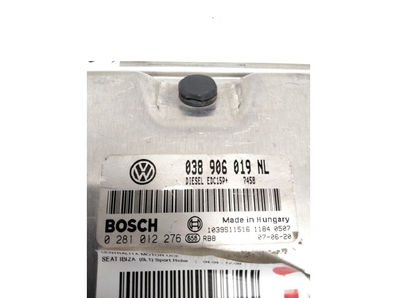Recambio de centralita motor uce para seat ibiza (6l1) sport rider referencia OEM IAM 0281012276 038906019NL 