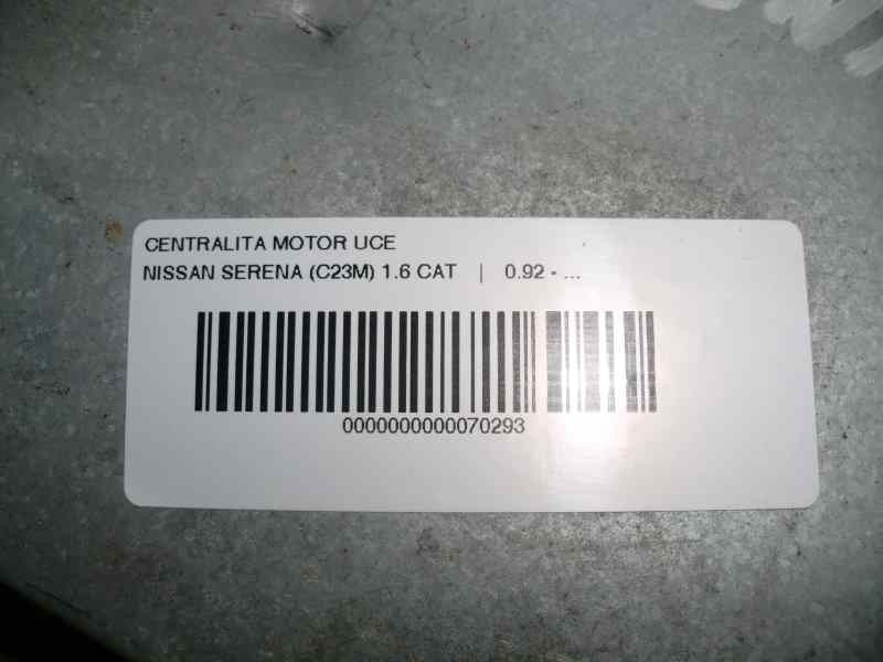 Recambio de centralita motor uce para nissan serena (c23m) 1.6 cat referencia OEM IAM 0261200976 237101C770 