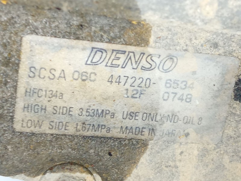 Recambio de compresor aire acondicionado para toyota yaris (_p1_) 1.4 d-4d (nlp10_) referencia OEM IAM 4472206534  