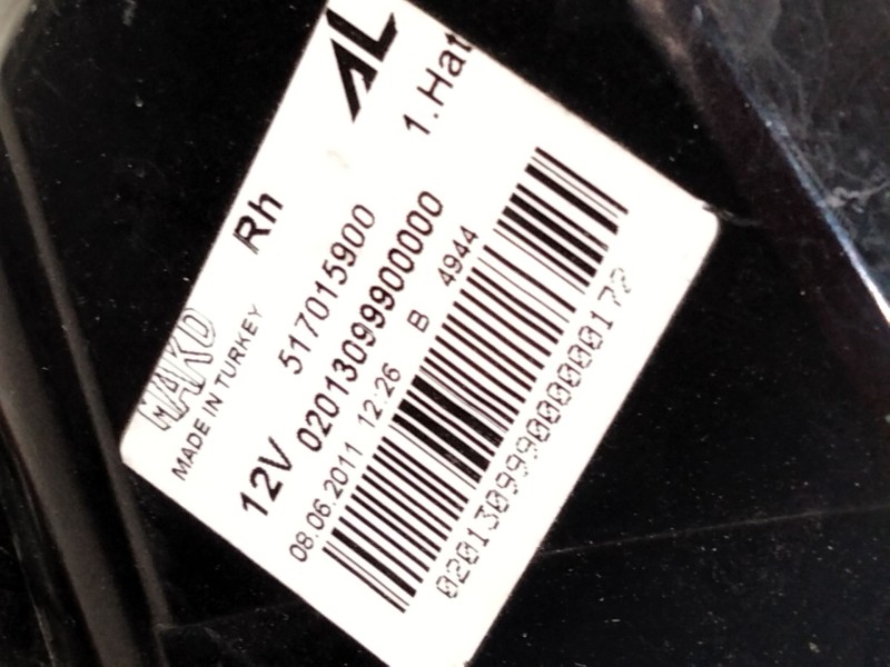 Recambio de piloto trasero derecho para fiat punto (199) easy referencia OEM IAM 517015900  