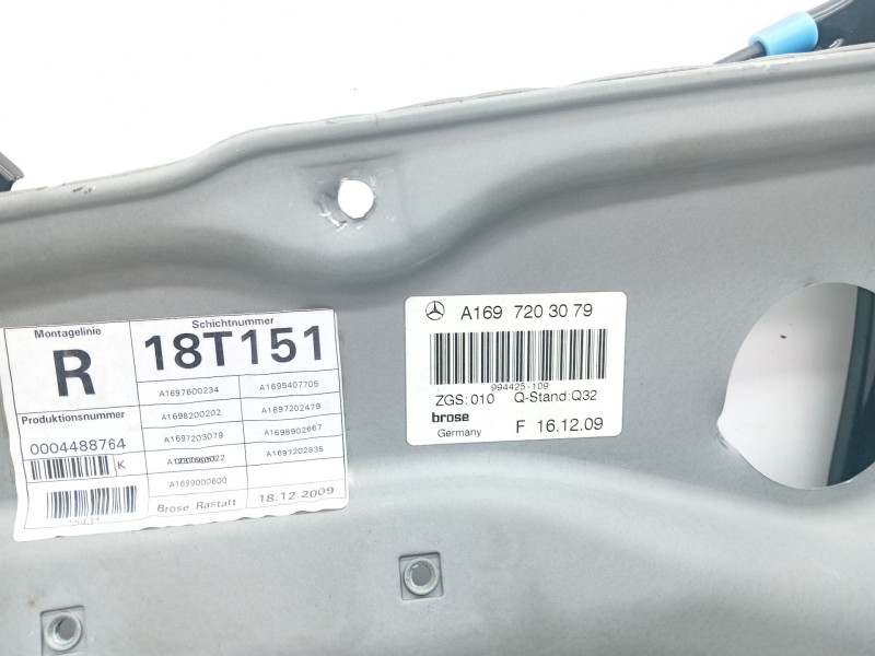 Recambio de elevalunas delantero derecho para mercedes-benz clase b sports tourer (w245) b 180 cdi (245.207) referencia OEM IAM 