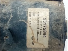 Recambio de motor arranque para opel agila a (h00) 1.0 12v (f68) referencia OEM IAM 93175884   2