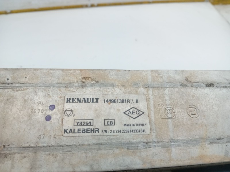 Recambio de intercooler para renault captur i (j5_, h5_) 1.2 tce 120 referencia OEM IAM 144961381R  
