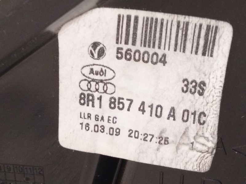Recambio de retrovisor derecho para audi q5 (8rb) 2.0 tdi quattro referencia OEM IAM 8R1857410  