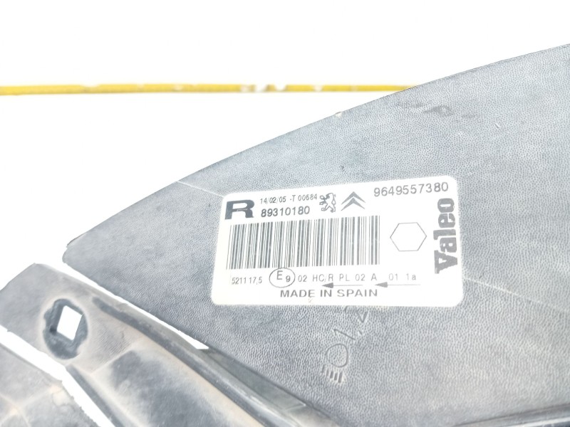 Recambio de faro derecho para citroën xsara picasso (n68) 1.6 hdi referencia OEM IAM 9649557380  