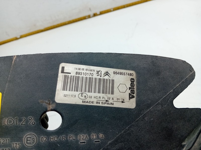Recambio de faro izquierdo para citroën xsara picasso (n68) 1.6 hdi referencia OEM IAM 89310170  