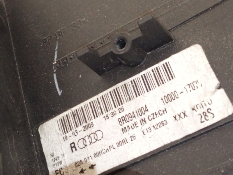 Recambio de faro derecho para audi q5 (8rb) 2.0 tdi quattro referencia OEM IAM 8R0941004  