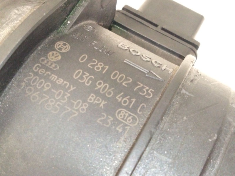 Recambio de caudalimetro para audi q5 (8rb) 2.0 tdi quattro referencia OEM IAM 03G906461 0281002735 
