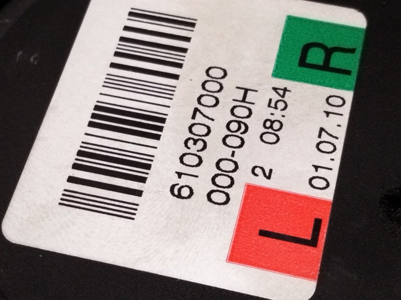 Recambio de cinturon seguridad trasero izquierdo para audi q5 (8rb) 2.0 tdi quattro referencia OEM IAM 610307000  