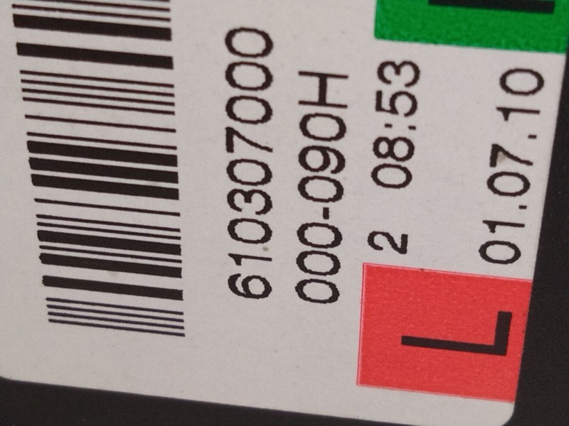 Recambio de cinturon seguridad trasero derecho para audi q5 (8rb) 2.0 tdi quattro referencia OEM IAM 610307000  