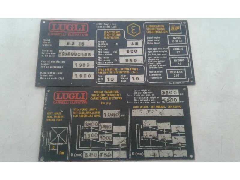 Recambio de conmutador de arranque para » otros... referencia OEM IAM LUGLI CARRETILLA 
