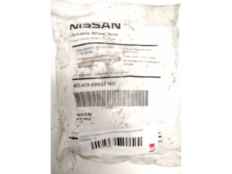 Recambio de juego tornillos ruedas para nissan referencia OEM IAM KE40989922ND  