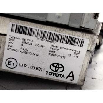 Recambio de pantalla multifuncion para toyota auris referencia OEM IAM 10R036911  