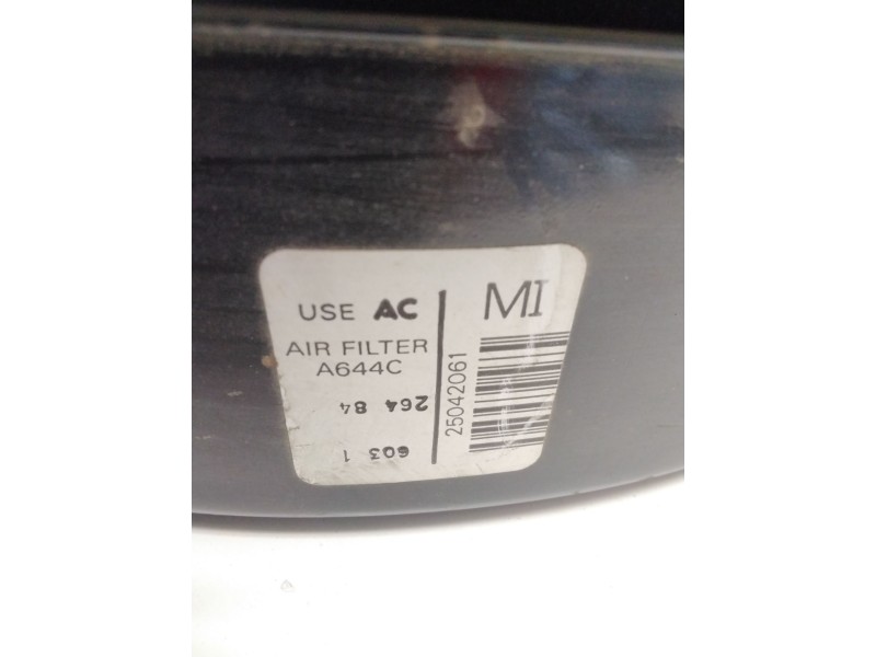 Recambio de caja filtro de aire para chevrolet referencia OEM IAM A644C 25042061 AC DELCO